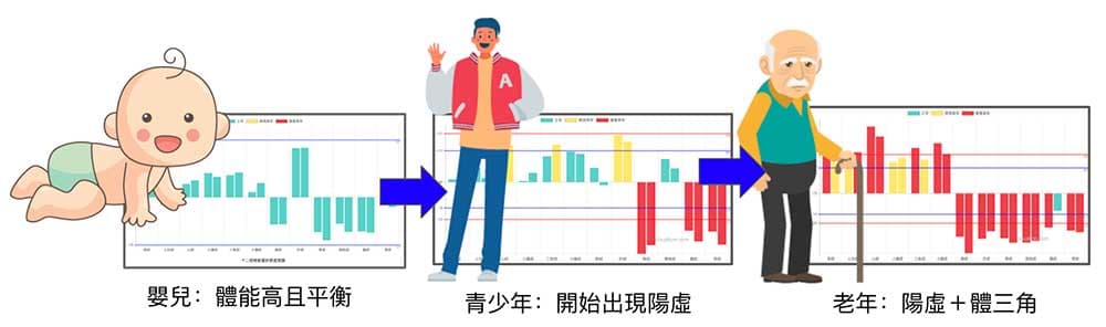 老化就是陽虛加上鐵三角經絡型態