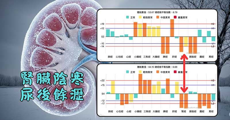 腎經虛證的人,有機會出現尿不乾淨的現象