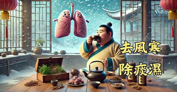 中藥去風寒及痰濕,可以改善咳嗽