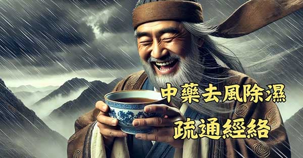 運用中藥可以去風除濕,疏通經絡