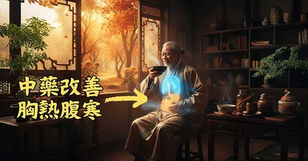 運用中藥改善體內胸熱腹寒的現象