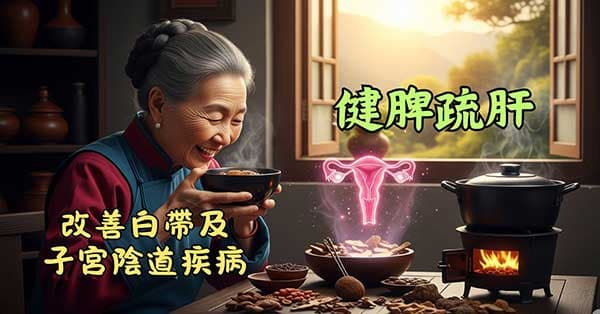 透過健脾疏肝可以改善白帶疾病