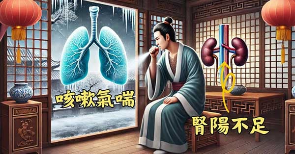 腎陽不足的人,有可能出現咳嗽氣喘