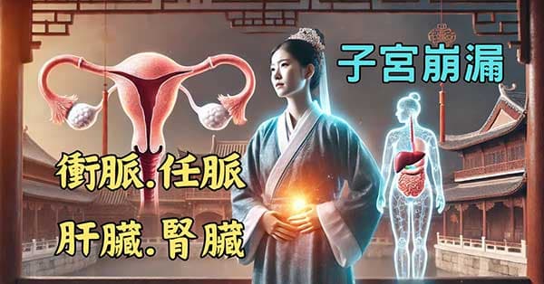 古人觀察認為,造成子宮崩漏的原因複雜