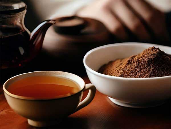 服用川芎茶調散時,可以配合茶葉服用