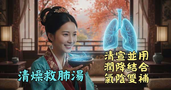 清燥救肺湯,宣清潤降氣陰雙補