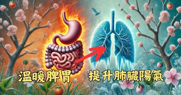 溫暖脾胃可以提升肺臟的陽氣