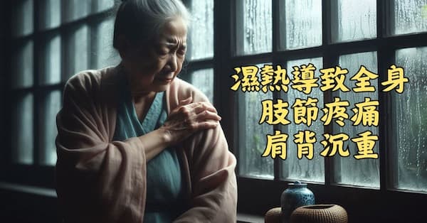 濕熱導致全身肢節疼痛,肩背沉重