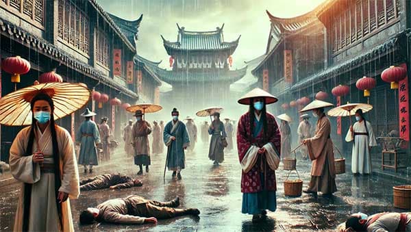 古代的瘟疫除了火熱,還伴隨著濕氣