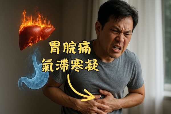 胃痛經常是氣滯寒凝所造成的一種結果