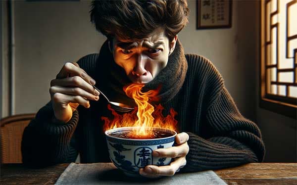 體內久寒者服溫藥性燥烈,恐耗傷陰氣