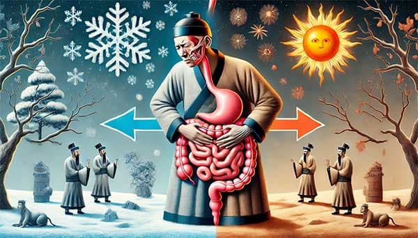 體內太寒或太熱時,都有可能出現腸道疾病