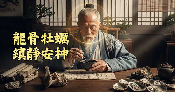 龍骨與牡蠣具有鎮靜安神效果
