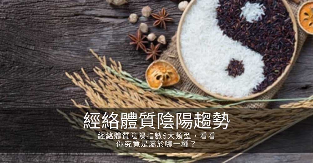 經絡體質陰陽指數5大類型,看看你究竟是屬於哪一種?
