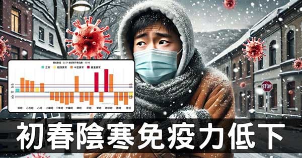 初春引爆體內寒氣,流感及免疫力低下應對之道!