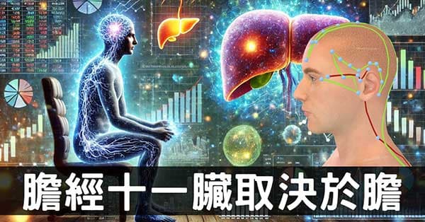 從膽經理解,《黃帝內經》凡十一臟取決於膽也!