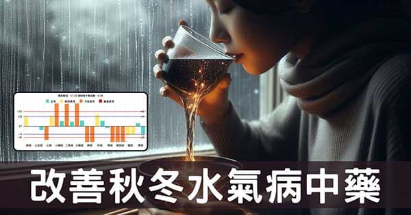 進入秋冬必學,改善水氣病痰飲7類有效中藥方劑!