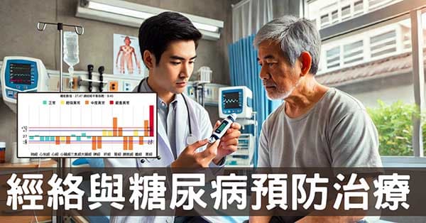 從鐵三角經絡型態,理解糖尿病的預防與治療!