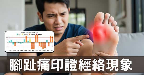 從一年四季腳趾痛現象,清楚看見經絡運行的證據!