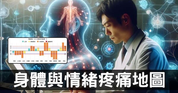 運用「身體情緒疼痛地圖」,找出自己真正生病的原因!