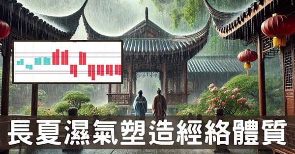 長夏季期間身體濕氣重,6個特質塑造經絡體質現象!