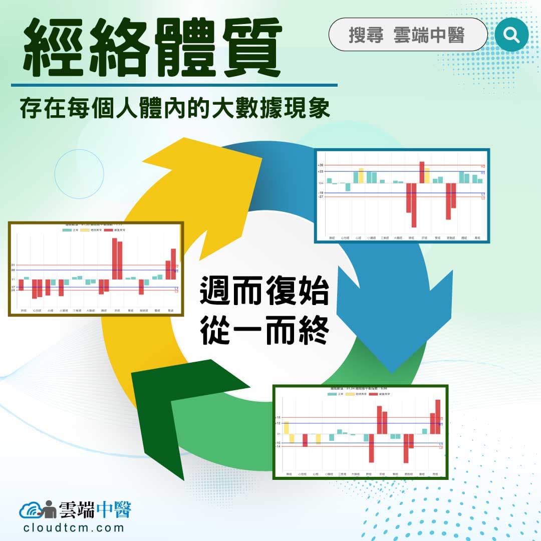 類聚演算法分類經絡型態,如何歸納出經絡體質?