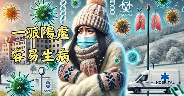一派陽虛經絡型態容易出現各種疼痛、症狀與疾病