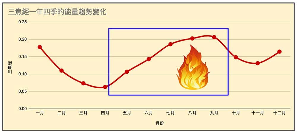 三焦經火氣趨勢