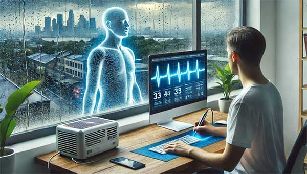 下雨天濕氣重,冷氣房也會影響經絡型態