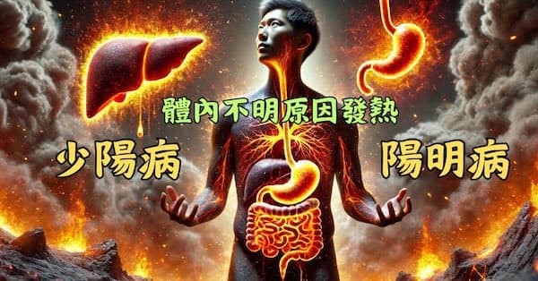 少陽病及陽明病,會出現不明原因的發熱