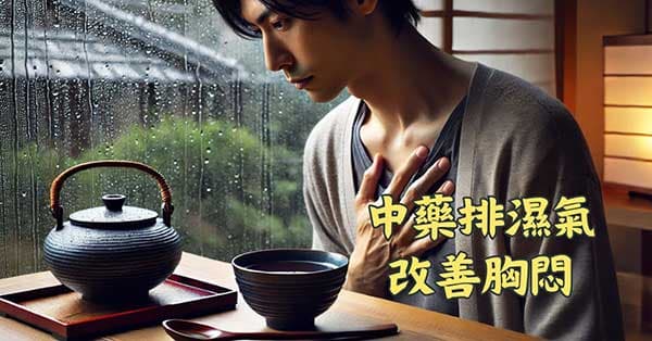 運用中藥排濕氣,改善難解的胸悶
