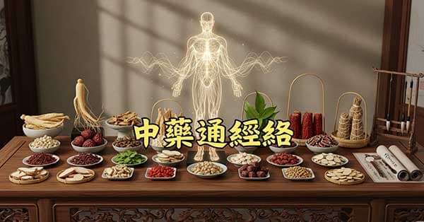 中藥具有歸經的特質,可以行走特定經絡
