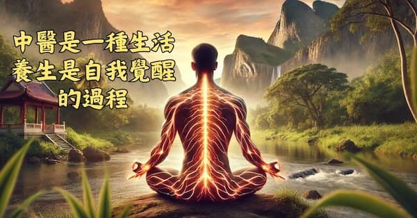中醫是一種生活,養生是自我覺醒的過程
