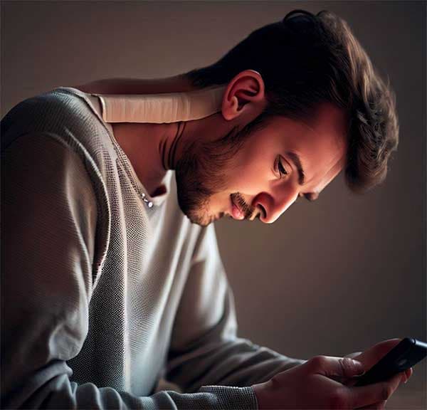 低頭族的頸椎容易受傷