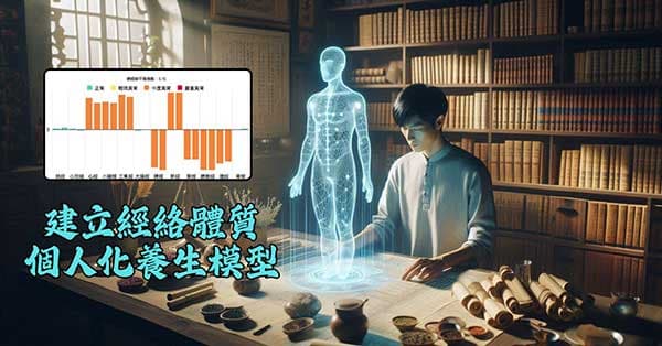 找到屬於自己的經絡體質,建立經絡模型