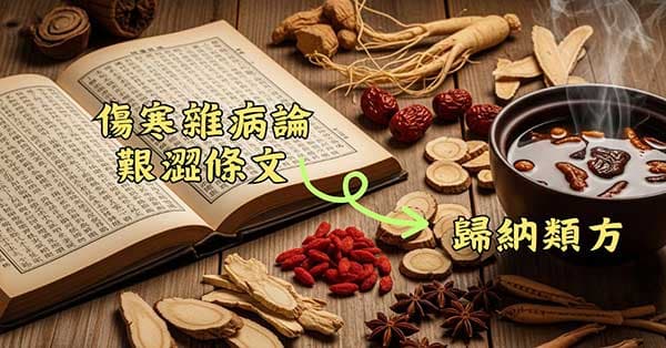 近代名醫將傷寒論艱澀難懂的條文,歸類為各種類方