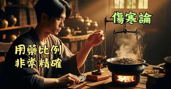 傷寒論的方劑,用藥比例非常精確