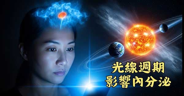宇宙與季節的光週期影響內分泌