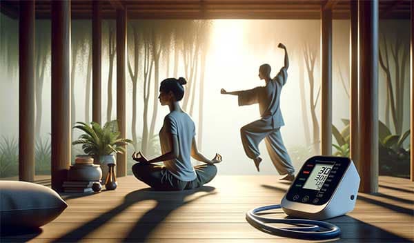 透過冥想站樁,讓大腦放鬆可以改善高血壓