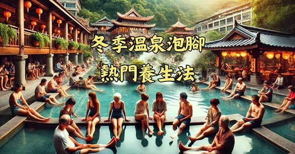 冬季溫泉泡腳是相當熱門的養生法