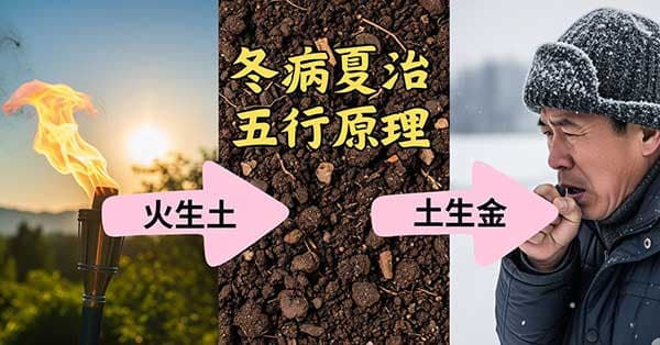 三伏貼的五行原理,是基於相生原則