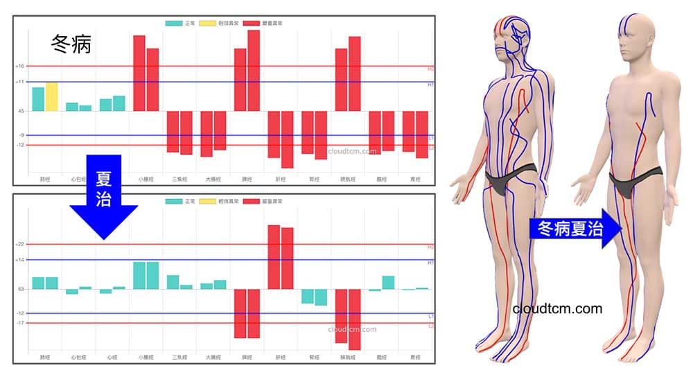 運用夏季的陽氣力量，讓冬天的陽虛經絡型態消失