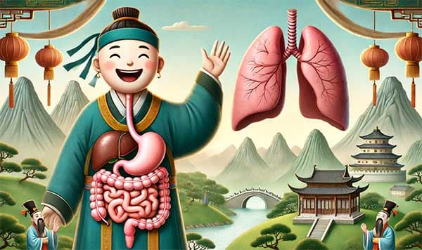 古人認為中藥治療脾胃疾病,同時也可以改善肺病