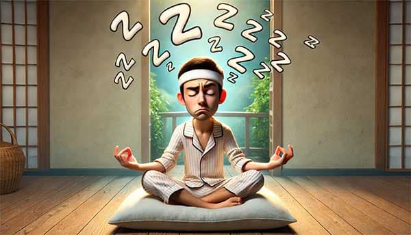現代人在家打坐,通常都會很想睡覺