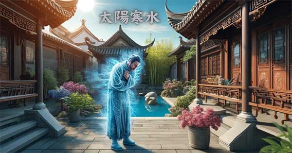 在太陽寒水氣場之下,炎熱天氣下依然可以感受到寒意