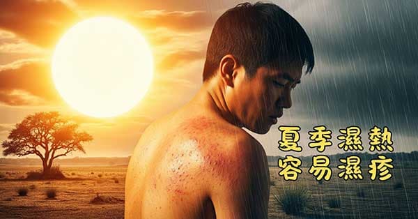 夏季濕熱容易出現各種皮膚病