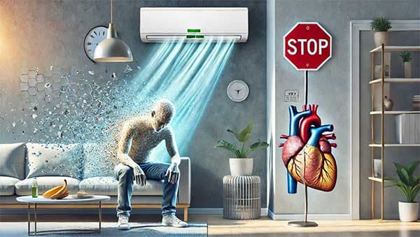 夏季期間,全身流汗不要突然進去冷氣房