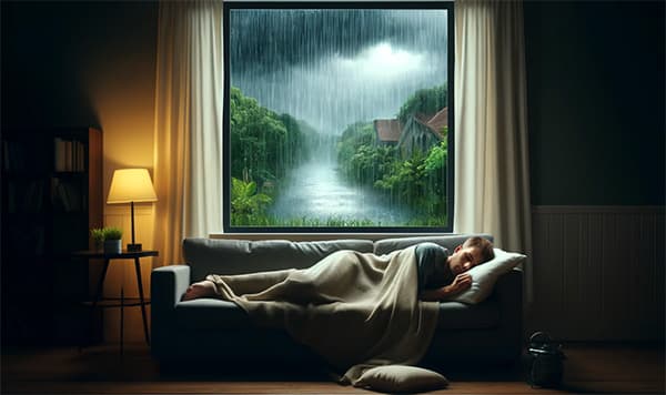 天氣濕熱時很容易疲勞想睡