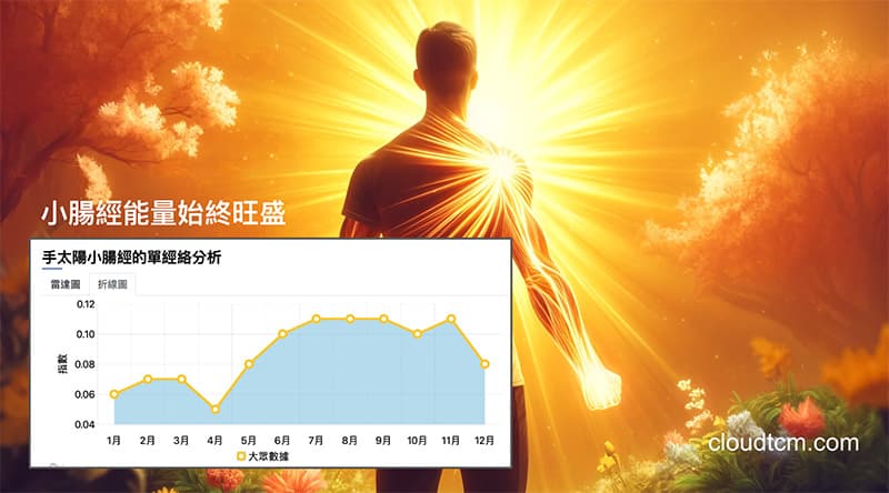 小腸經的能量一年四季都是強旺的