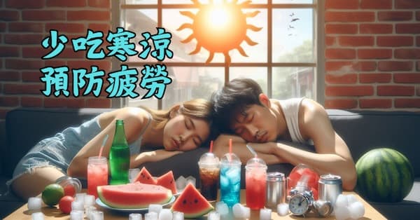 少吃寒涼食物的本身,就可以預防疲勞